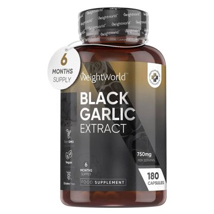 Черен чесън (екстракт)  | Black Garlic Extract | Weight World , 180 капс.