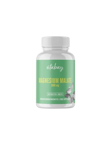 Магнезий (малат) | Magnesium malate | Vitabay, 180 табл. 
