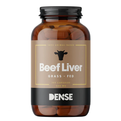 Говежди черен дроб 750 мг | Beef Liver |  Dense , 180 капс. 