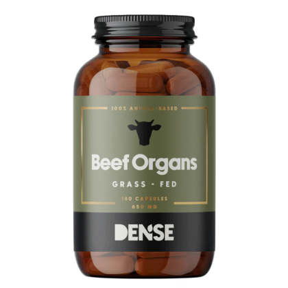 Микс от Говежди черен дроб, бъбрек и сърце | Beef Organs | Dense, 180 капс. 