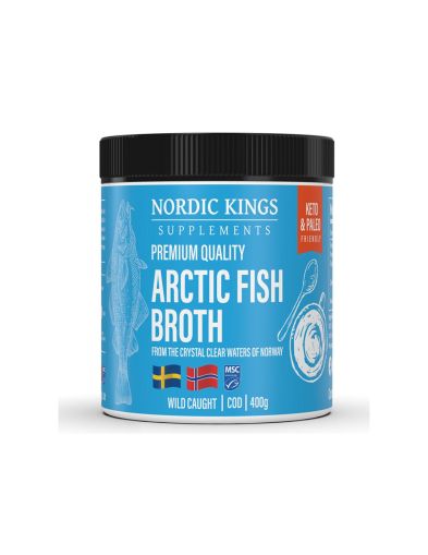 Рибен бульон от Арктическа риба | Arctic Fish Broth | Nordic Kings, 400 гр. 