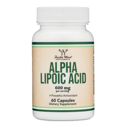 Алфа-липоева киселина 300 мг | Alpha Lipoic Acid | Double Wood, 60 капс. 