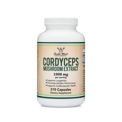 Кордицепс екстракт | Cordyceps Mushroom Extract | Double Wood, 210 капс.