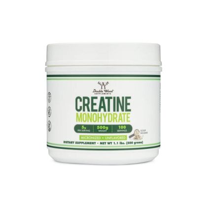 Креатин Монохидрат (микронизиран, неовкусен) | Creatine Monohydrate | Double Wood, 500 г прах