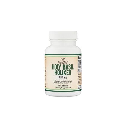 Свещен босилек 250 мг | Holy Basil Holixer | Double Wood, 60 капс.