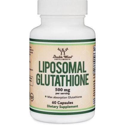 Липозомен Глутатион | Liposomal Glutathione | Double Wood, 60 капс.