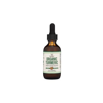 Куркума + черен пипер, джинджифил, розмарин, канела и салвия | Organic Turmeric | Double Wood, 60 мл капки