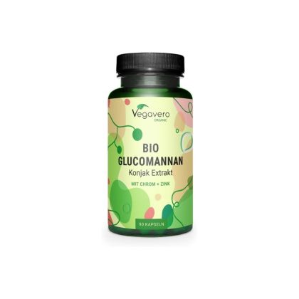 Bio Glucomannas Konjak ekstrakt mit chrom + zink | Vegavero, 90 капс. 