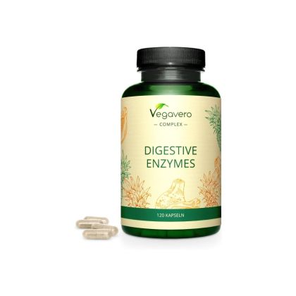 Храносмилателни ензими | Digestive Enzymes | Vegavero, 120 капс. 