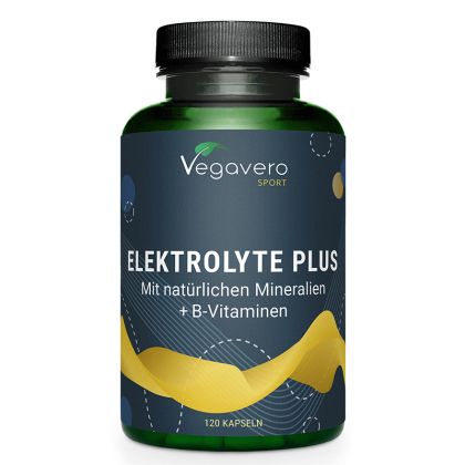  Electrolyte Plus Mit natürlichen Mineralien + B-Vitaminen | Vegavero, 120 капс. 