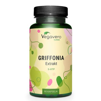 5-HTP (екстракт от семена на грифония) | Griffonia extract 5 HTP | Vegavero, 90 капс. 