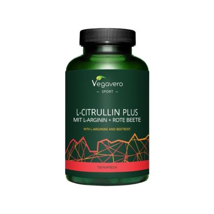  L-Citrullin Plus mit L-Arginin + Rote Beete | Vegavero, 150 капс.