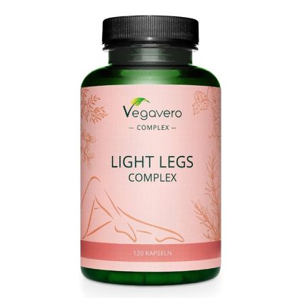 Билков комплекс в подкрепа на кръвоносните съдове и кръвообращението | Light Legs Complex | Vegavero, 120 капс. 