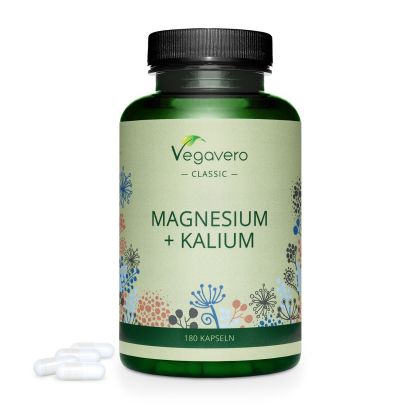Магнезий + Калий | Magnesium + Kalium | Vegavero, 180 капс. 