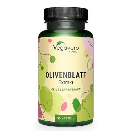 Маслина (екстракт от лист) 500 мг | Olivenblatt Extrakt | Vegavero, 90 капс. 