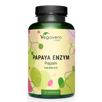 Папая ензими | Papaya Enzym | Vegavero, 120 капс. 