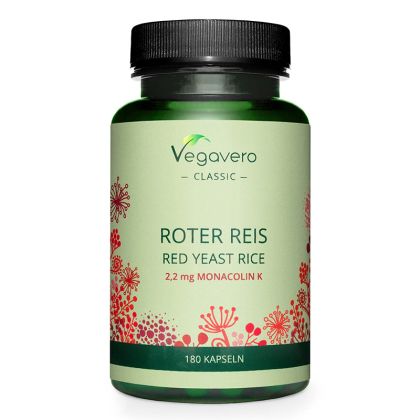Червен ориз | Roter Reis | Vegavero, 180 капс. 