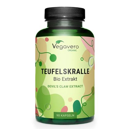 Дяволски нокът БИО Екстракт 555 мг | Teufelskralle Bio Extrakt | Vegavero, 90 капс. 
