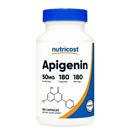 Апигенин 50 мг | Apigenin | Nutricost, 180 капс.