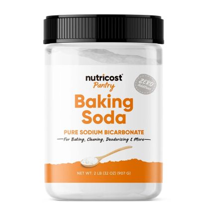 Сода Бикарбонат | Baking Soda Powder (2 LB) | Nutricost, 907 г прах