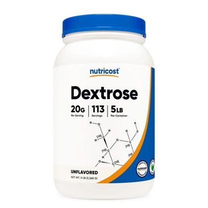 Декстроза | Dextrose Powder | Nutricost, 2.26 кг прах