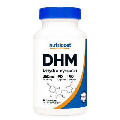 Дихидромирицетин 350 мг | DHM | Nutricost, 90 капс.