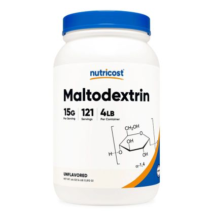 Малтодекстрин | Maltodextrin | Nutricost, 1.814 кг прах