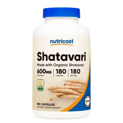 Шатавари (корен) 600 мг | Shatavari | Nutricost, 180 капс.