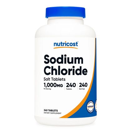Натриев хлорид | Sodium Chloride | Nutricost, 240 табл.