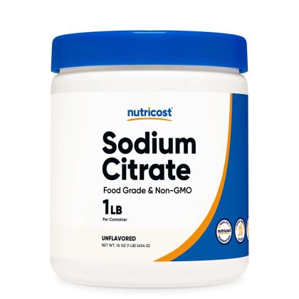 Натриев цитрат | Sodium Citrate Powder | Nutricost, 454 г прах