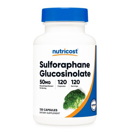 Сулфорафан глюкозинолат | Sulforaphane Glucosinolate | Nutricost, 120 капс.