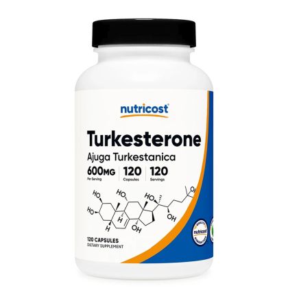 Туркестерон 60 мг | Turkesterone | Nutricost, 120 капс.