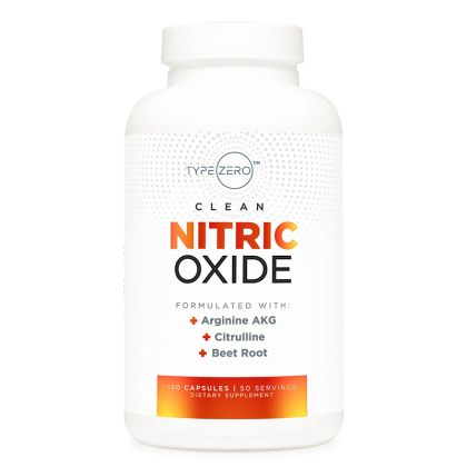 Азотен оксид | Type Zero® Clean Nitric Oxide | Nutricost, 150 капс.