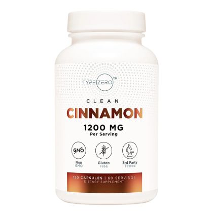 Цейлонска канела (органик) 600 мг | Type Zero™ Clean Cinnamon | Nutricost, 120 капс.