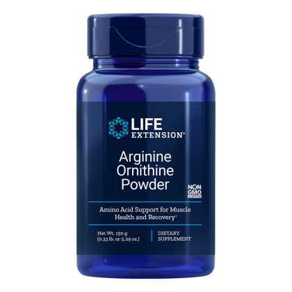Л - Аргинин Л - Oрнитин на прах | Arginine Ornithin powder| Life Extension, 150 гр. 