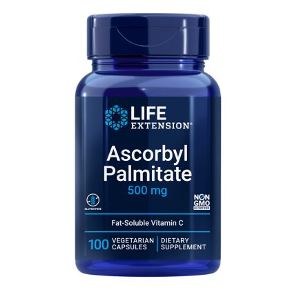 Аскорбил Палмитат 500 мг | Ascorbyl Palmitate | Life Extension, 100 капс. 