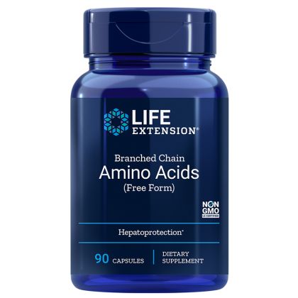 Аминокиселини (Свободни форми) | BCAA Free form | Life Extension, 90 капс. 