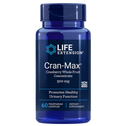 Червена боровинка 500 мг | Cran-Max® Cranberry Concentrate | Life Extension, 60 V капс. 