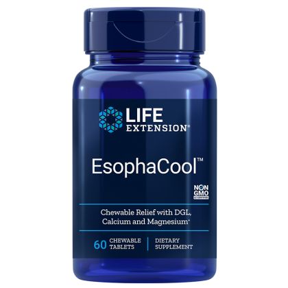 Добро храносмилане | EsophaCool™ | Life Extension, 60 дъвчащи табл. 