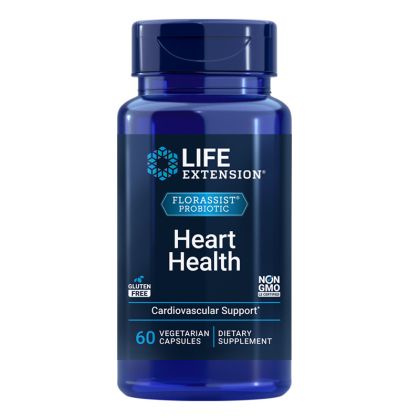 Пробиотик за сърдечно-съдовото здраве 2.5 млрд. активни пробиотици| Florassist® Heart Health | Life Extension, 60 V капс. 