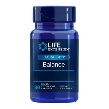 Пробиотик Флора-баланс 15 млрд. активни пробиотици | Florassist™ Balance | Life Extension, 30 капс. 