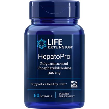 Фосфатидил Холин (полиненаситен) | HepatoPro | Life Extension, 60 софтгел капс. 