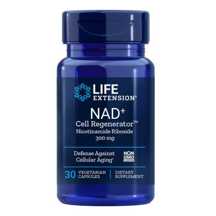 Никотинамид рибозид 300 мг | NAD+ Cell | Life Extension, 30 V капс. 