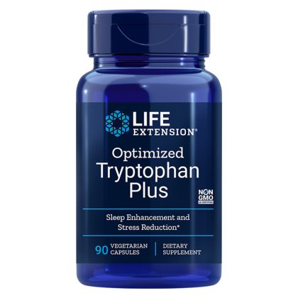 Триптофан Плюс | Optimized Tryptophan Plus | Life Extension, 90 капс. 
