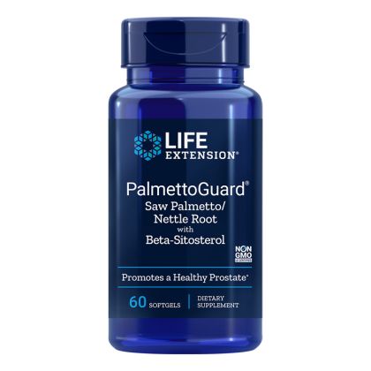 Сао Палметто с Коприва и Бета-Ситостероли | Palmetto Guard® | Life Extension, 60 софтел капс. 