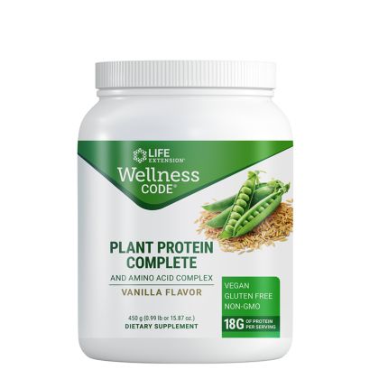  Plant Protein Complete | Life Extension, 450 г прах 