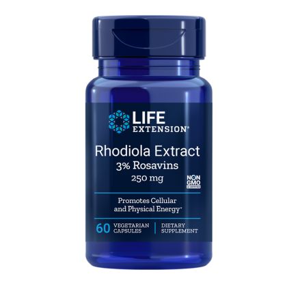 Златен корен 250 мг | Rhodiola Extract | Life Extension, 60 V капс. 