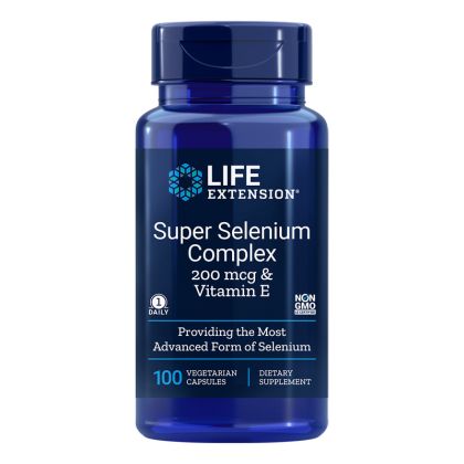 Селен 200 µг  + Витамин Е 20.1 мг | Super Selenium Complex and Vitamin E | Life Extension, 100 V капс. 