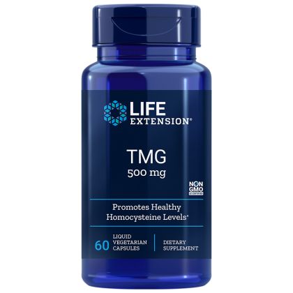 Tриметилглицин 500 мг | TMG | Life Extension, 60 V капс. 