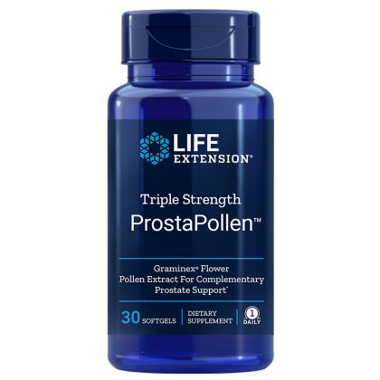 Грижа за простата | Triple Strength ProstaPollen™ | Life Extension, 30 софтгел капс. 